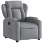 Sillón reclinable de tela gris claro de , Sillones - Ref: Foro24-372403, Precio: 212,44 €, Descuento: %