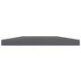 Shelf shelf 8 units glossy gray plywood 60x30x1.5 cm by , Shelves - Ref: Foro24-805249, Price: 43,99 €, Discount: %