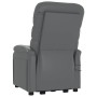 Gray synthetic leather elevating massage chair by , Electric massage chairs - Ref: Foro24-3120408, Price: 301,50 €, Discount: %