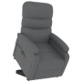 Gray synthetic leather elevating massage chair by , Electric massage chairs - Ref: Foro24-3120408, Price: 301,50 €, Discount: %