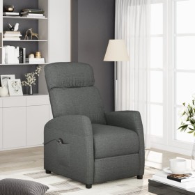 Sillón elevable tela gris oscuro de , Sillones - Ref: Foro24-3120415, Precio: 285,99 €, Descuento: %