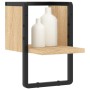 Wall shelf with Sonoma oak bar 20x25x30 cm by , Shelves and shelves - Ref: Foro24-836274, Price: 12,99 €, Discount: %