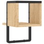 Wall shelf with Sonoma oak bar 20x25x30 cm by , Shelves and shelves - Ref: Foro24-836274, Price: 12,99 €, Discount: %