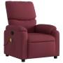 Sillón de masaje reclinable de tela color vino tinto de , Sillones - Ref: Foro24-373425, Precio: 233,24 €, Descuento: %