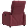 Sillón de masaje reclinable de tela color vino tinto de , Sillones - Ref: Foro24-373425, Precio: 233,24 €, Descuento: %