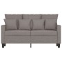 2-seater sofa in taupe gray fabric 120 cm by , Sofas - Ref: Foro24-359266, Price: 228,99 €, Discount: %