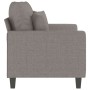 2-seater sofa in taupe gray fabric 120 cm by , Sofas - Ref: Foro24-359266, Price: 228,99 €, Discount: %