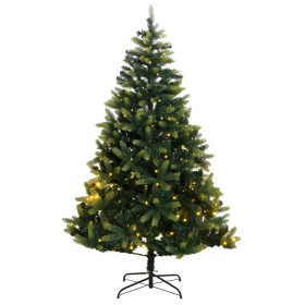 Artificial Christmas tree with hinges 300 LEDs 180 cm by , Christmas trees - Ref: Foro24-3210344, Price: 123,27 €, Discount: %