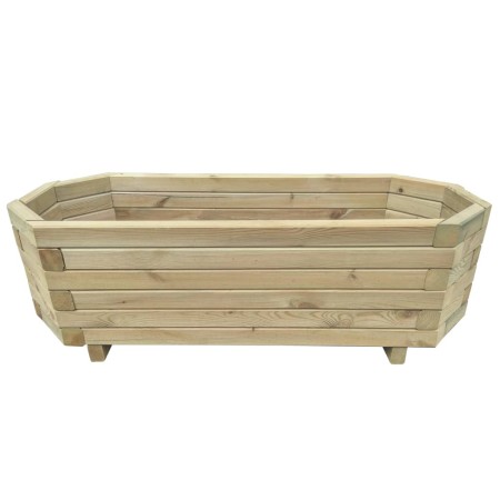 Blumenbeet aus imprägniertem Kiefernholz 100x40x31 cm von vidaXL, Töpfe und Pflanzgefäße - Ref: Foro24-43332, Preis: 92,47 €,...