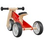 Bicicleta de equilibrio para niños 2 en 1 roja de , Vehículos a pedales o para empujar - Ref: Foro24-358352, Precio: 49,37 €,...