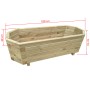 Arriate de madera de pino impregnada 100x40x31 cm de vidaXL, Maceteros y jardineras - Ref: Foro24-43332, Precio: 92,99 €, Des...