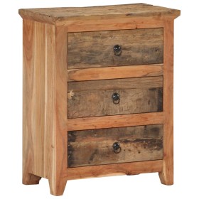 Aparador de madera de acacia y madera reciclada 60x33x75 cm de , Aparadores - Ref: Foro24-320382, Precio: 254,99 €, Descuento: %