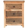 Aparador de madera de acacia y madera reciclada 60x33x75 cm de , Aparadores - Ref: Foro24-320382, Precio: 254,49 €, Descuento: %