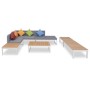 5-piece garden furniture set with aluminum and WPC cushions by vidaXL, Garden sets - Ref: Foro24-42870, Price: 881,23 €, Disc...