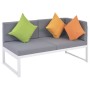 5-piece garden furniture set with aluminum and WPC cushions by vidaXL, Garden sets - Ref: Foro24-42870, Price: 881,23 €, Disc...