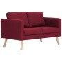 2-piece sofa set wine red fabric by , Sofas - Ref: Foro24-276857, Price: 649,65 €, Discount: %