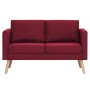 2-piece sofa set wine red fabric by , Sofas - Ref: Foro24-276857, Price: 649,65 €, Discount: %