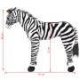 XXL schwarz-weißes stehendes Plüschzebra von vidaXL, Stofftiere - Ref: Foro24-91335, Preis: 110,98 €, Rabatt: %