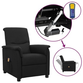 Black fabric elevating massage chair by , Electric massage chairs - Ref: Foro24-3093283, Price: 235,99 €, Discount: %