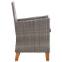 Garden chairs 2 units with gray synthetic rattan cushions by , Garden chairs - Ref: Foro24-46003, Price: 386,99 €, Discount: %