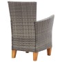 Garden chairs 2 units with gray synthetic rattan cushions by , Garden chairs - Ref: Foro24-46003, Price: 386,99 €, Discount: %