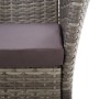 Garden chairs 2 units with gray synthetic rattan cushions by , Garden chairs - Ref: Foro24-46003, Price: 386,99 €, Discount: %