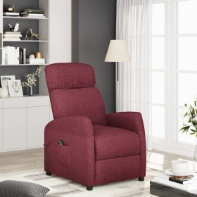 Sillón elevable tela rojo tinto de , Sillones - Ref: Foro24-3120417, Precio: 285,99 €, Descuento: %