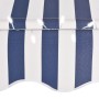 Manual retractable awning with blue and white LED 100 cm by , Awnings - Ref: Foro24-145841, Price: 77,99 €, Discount: %