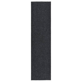 Alfombra de pasillo atrapa suciedad 100x400 cm gris antracita de , Alfombras - Ref: Foro24-327171, Precio: 77,85 €, Descuento: %