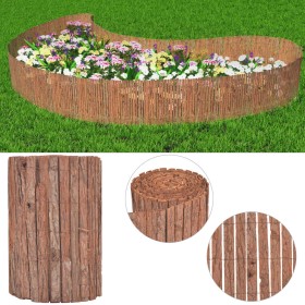 Gartenzaun aus Baumrinde 1000x50 m von vidaXL, Zaunpaneele - Ref: Foro24-142680, Preis: 81,99 €, Rabatt: %