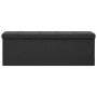 Black Faux Linen Folding Storage Bench by , Benches for halls and storage - Ref: Foro24-338791, Price: 67,74 €, Discount: %