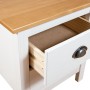 Hill solid white pine wood bedside table 46x35x49.5 cm by , Nightstands - Ref: Foro24-288906, Price: 67,49 €, Discount: %