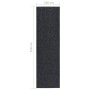 Hallway dirt-trapping rug 100x350 cm anthracite grey by , Rugs - Ref: Foro24-327170, Price: 61,92 €, Discount: %