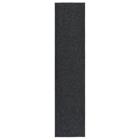 Alfombra de pasillo atrapa suciedad 100x450 cm gris antracita de , Alfombras - Ref: Foro24-327172, Precio: 79,73 €, Descuento: %