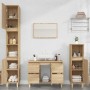 Sonoma oak plywood washbasin cabinet 80x33x60 cm by , bathroom vanities - Ref: Foro24-821271, Price: 108,75 €, Discount: %