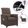 Electric massage chair taupe gray fabric by , Electric massage chairs - Ref: Foro24-3098564, Price: 185,44 €, Discount: %