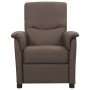 Electric massage chair taupe gray fabric by , Electric massage chairs - Ref: Foro24-3098564, Price: 185,44 €, Discount: %