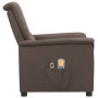 Electric massage chair taupe gray fabric by , Electric massage chairs - Ref: Foro24-3098564, Price: 185,44 €, Discount: %