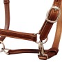 Ronzal/Cabestro de Cuero Marrón Ajustable Para Caballo (Estándar) de , Cabestros para caballos - Ref: Foro24-90888, Precio: 3...