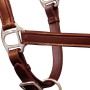 Ronzal/Cabestro de Cuero Marrón Ajustable Para Caballo (Estándar) de , Cabestros para caballos - Ref: Foro24-90888, Precio: 3...