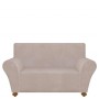 Beige Polyester Jersey Stretch Sofa Cover by , Covers - Ref: Foro24-131089, Price: 31,52 €, Discount: %