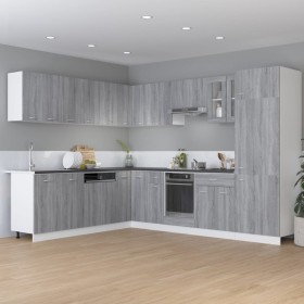 Armario inferior de cocina madera ingeniería gris 60x46x81,5 cm de , Armarios de cocina - Ref: Foro24-815577, Precio: 93,85 €...