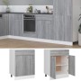 Armario inferior de cocina madera ingeniería gris 60x46x81,5 cm de , Armarios de cocina - Ref: Foro24-815577, Precio: 102,68 ...