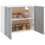 Sonoma grauer Hängeschrank aus Holzwerkstoff, 80 x 31 x 60 cm von , Küchenschränke - Ref: Foro24-815589, Preis: 71,92 €, Raba...