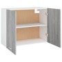 Sonoma grauer Hängeschrank aus Holzwerkstoff, 80 x 31 x 60 cm von , Küchenschränke - Ref: Foro24-815589, Preis: 71,92 €, Raba...