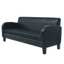 Conjunto de sofás 2 piezas cuero sintético negro de , Sofás - Ref: Foro24-275227, Precio: 664,79 €, Descuento: %