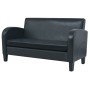 Conjunto de sofás 2 piezas cuero sintético negro de , Sofás - Ref: Foro24-275227, Precio: 664,79 €, Descuento: %