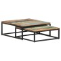 Stackable coffee tables 2 units recycled solid wood by , Coffee table - Ref: Foro24-320390, Price: 196,30 €, Discount: %