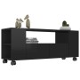 Glossy black plywood TV cabinet 120x35x48 cm by , TV Furniture - Ref: Foro24-801353, Price: 110,13 €, Discount: %