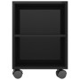 Glossy black plywood TV cabinet 120x35x48 cm by , TV Furniture - Ref: Foro24-801353, Price: 110,13 €, Discount: %